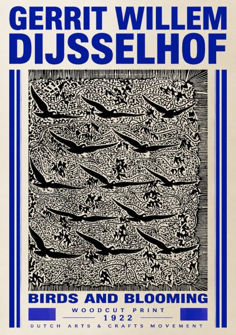 Gerrit Willem Dijsselhof Decorative Design No5 - Póster