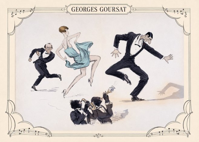 Georges Goursat Jazz Age Revelry No6 - Póster