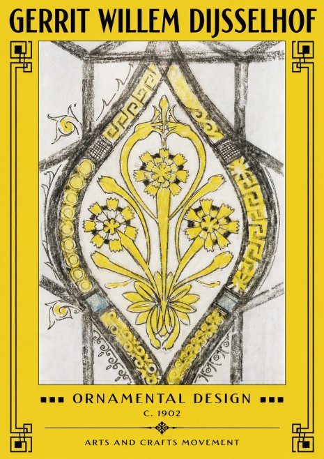 Gerrit Willem Dijsselhof Ornamental Design No2 - Póster