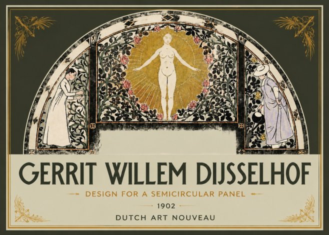 Gerrit Willem Dijsselhof Nature's Awakening No5 - Póster