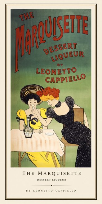 Leonetto Cappiello The Marquisette Dessert Liqueur No1 - Póster