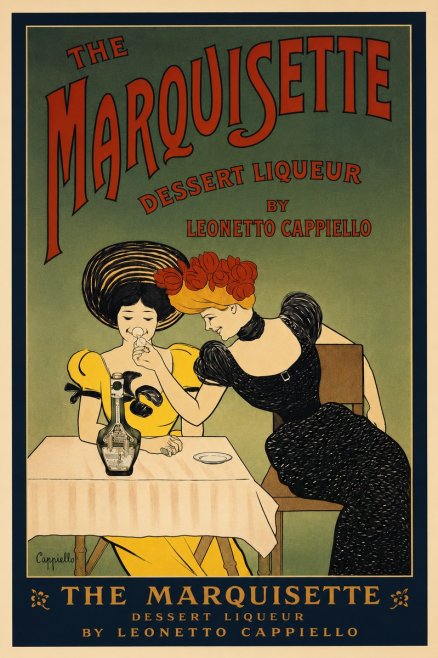 Leonetto Cappiello The Marquisette Dessert Liqueur No3 - Póster