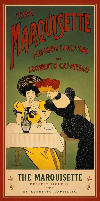 Leonetto Cappiello The Marquisette Dessert Liqueur No4 - Póster