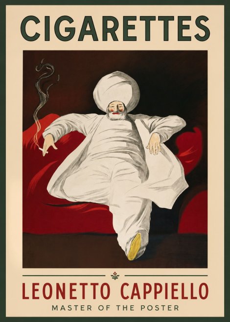 Leonetto Cappiello Cigarettes No1 - Póster