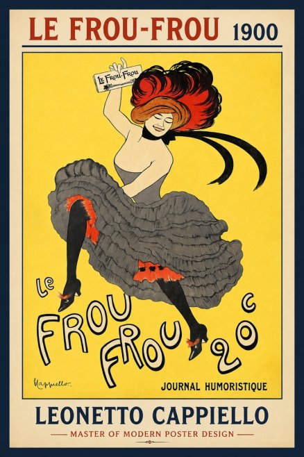 Leonetto Cappiello Le Frou-frou No2 - Póster