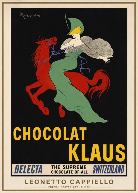 Leonetto Cappiello Chocolat Klaus No1 - Póster