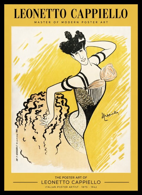 Leonetto Cappiello The Dancer No1 - Póster