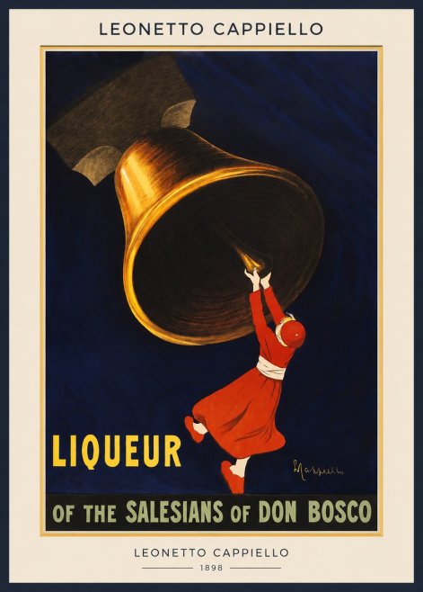 Leonetto Cappiello Liqueur of the Salesians of Don Bosco No1 - Póster