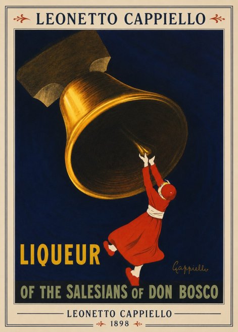 Leonetto Cappiello Liqueur of the Salesians of Don Bosco No3 - Póster