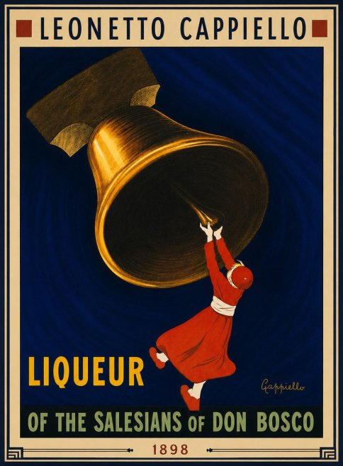 Leonetto Cappiello Liqueur of the Salesians of Don Bosco No4 - Póster