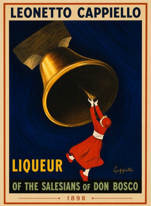 Leonetto Cappiello Liqueur of the Salesians of Don Bosco No5 - Póster