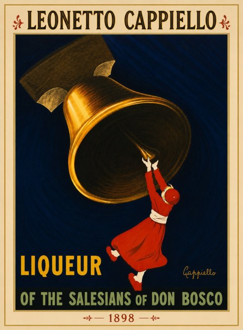 Leonetto Cappiello Liqueur of the Salesians of Don Bosco No6 - Póster