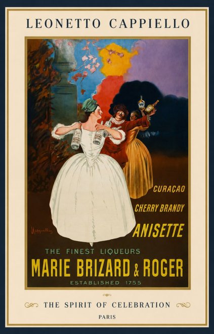 Leonetto Cappiello Marie Brizard & Roger - the Finest Liqueurs No1 - Póster