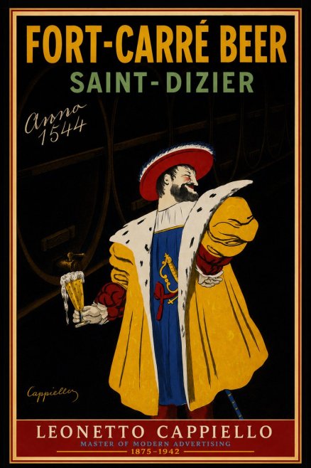 Leonetto Cappiello Fort-carré Beer Saint-dizier No3 - Póster