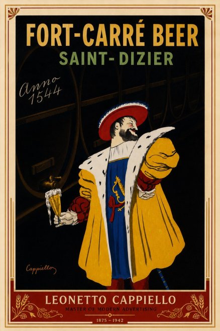 Leonetto Cappiello Fort-carré Beer Saint-dizier No6 - Póster