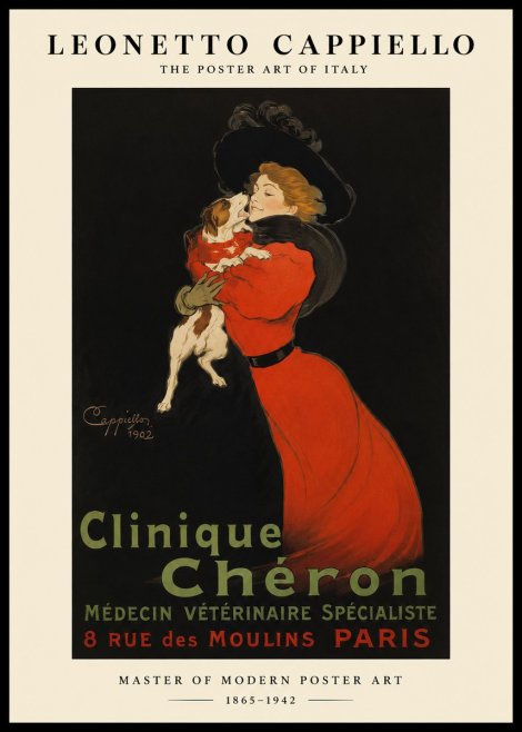 Leonetto Cappiello Clinique Chéron No1 - Póster