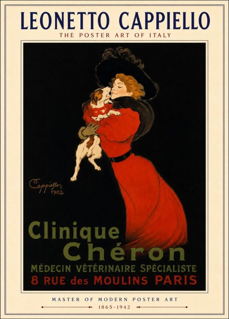 Leonetto Cappiello Clinique Chéron No5 - Póster