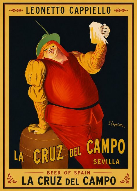 Leonetto Cappiello La Cruz Del Campo No6 - Póster