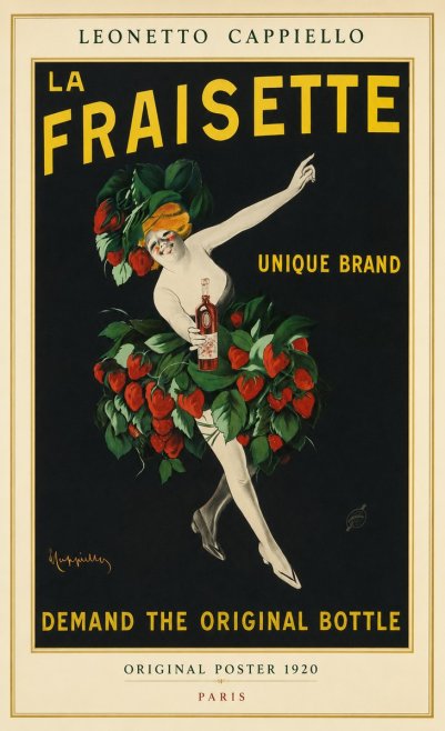 Leonetto Cappiello La Fraisette No1 - Póster