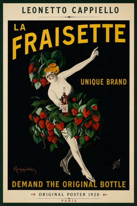 Leonetto Cappiello La Fraisette No5 - Póster