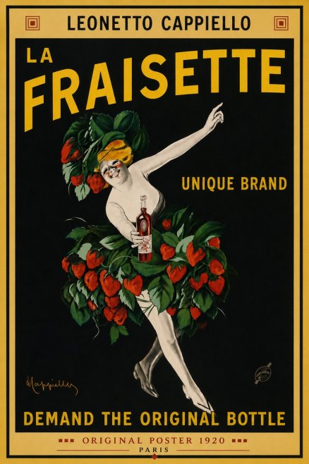 Leonetto Cappiello La Fraisette No6 - Póster