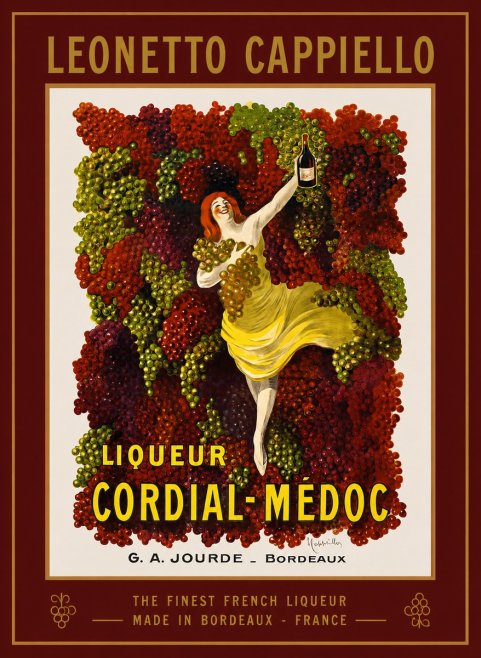 Leonetto Cappiello Liqueur Cordial-médoc No1 - Póster