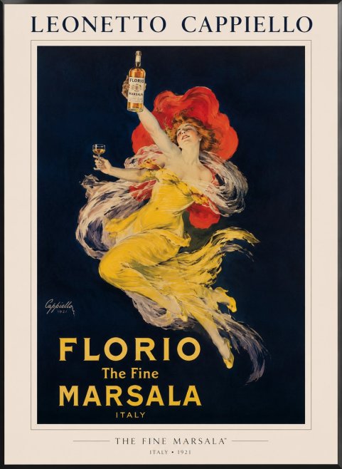 Leonetto Cappiello Florio the Fine Marsala No1 - Póster