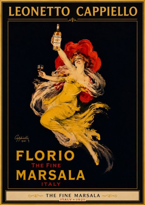 Leonetto Cappiello Florio the Fine Marsala No4 - Póster