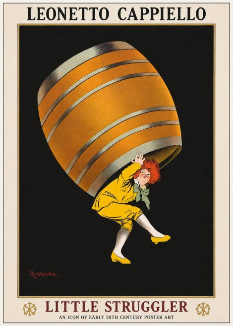 Leonetto Cappiello Little Struggler No1 - Póster