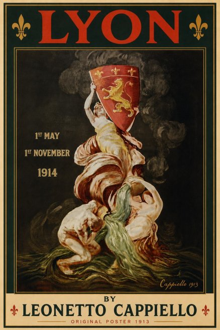 Leonetto Cappiello Lyon No4 - Póster