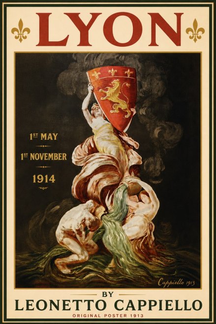 Leonetto Cappiello Lyon No5 - Póster