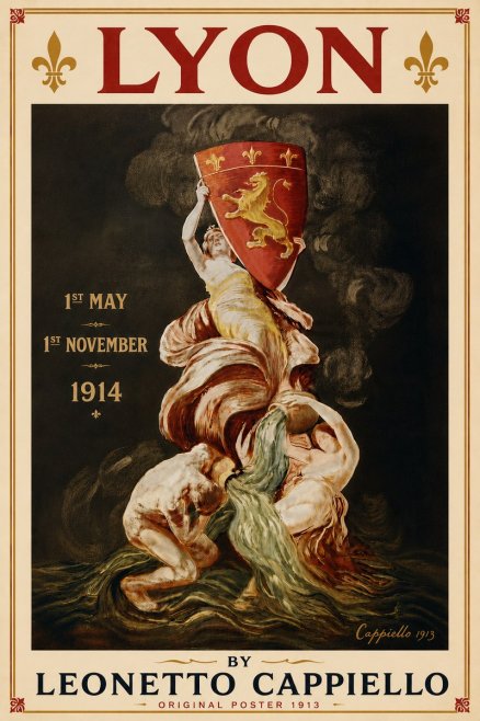 Leonetto Cappiello Lyon No6 - Póster
