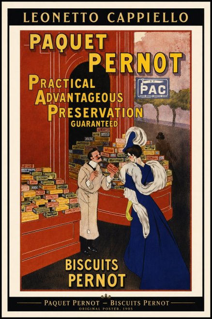 Leonetto Cappiello Paquet Pernot – Biscuits Pernot No2 - Póster