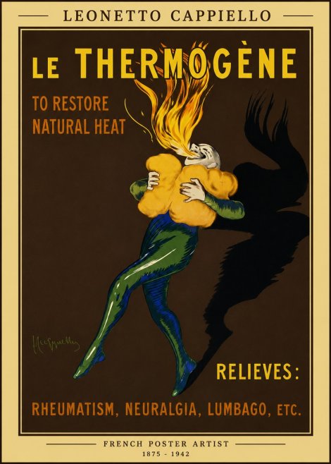 Leonetto Cappiello Le Thermogène No3 - Póster