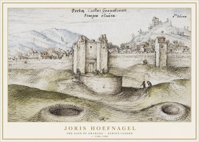 Joris Hoefnagel The Gate of Granada - Always Closed No1 - Póster