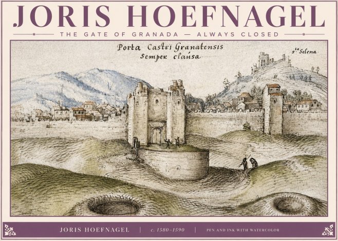 Joris Hoefnagel The Gate of Granada - Always Closed No3 - Póster