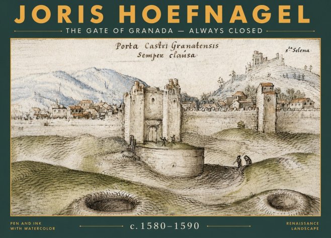 Joris Hoefnagel The Gate of Granada - Always Closed No5 - Póster