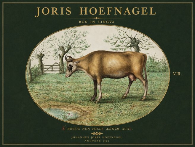 Joris Hoefnagel Bos in Lingva No3 - Póster