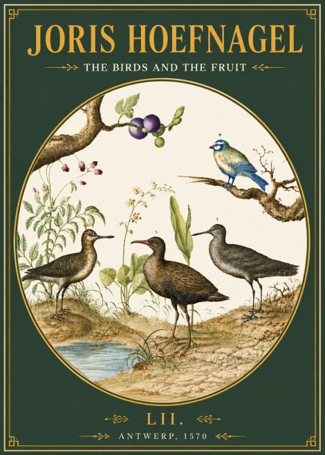 Joris Hoefnagel The Birds and the Fruit No4 - Póster