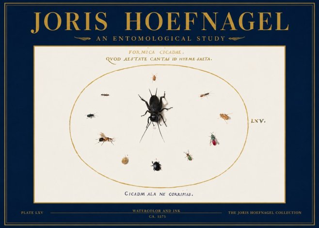 Joris Hoefnagel Formica Cicadae No3 - Póster