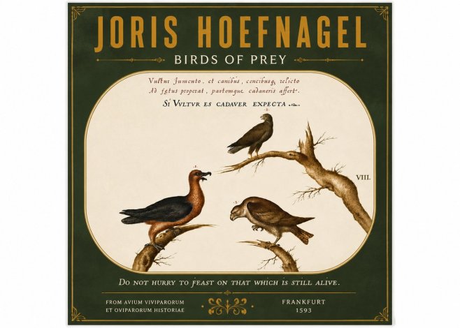 Joris Hoefnagel Birds of Prey No5 - Póster