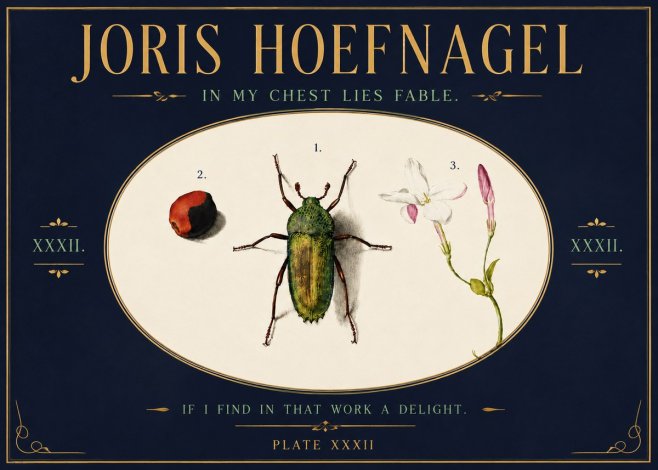 Joris Hoefnagel In My Chest Lies Fable No4 - Póster