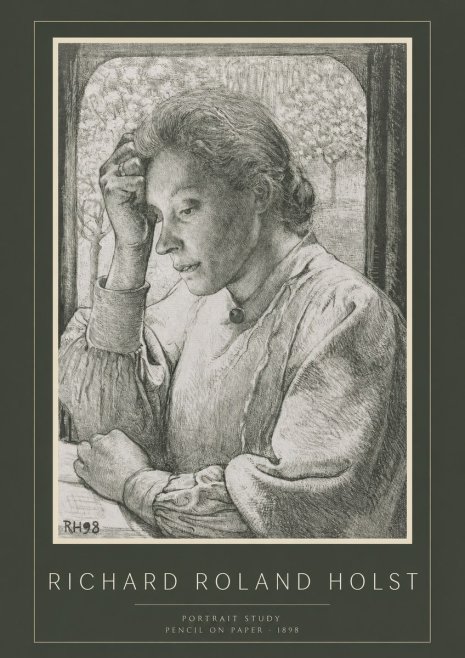 Richard Roland Holst Portrait Study No2 - Póster