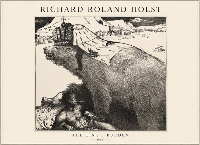 Richard Roland Holst The King's Burden No1 - Póster
