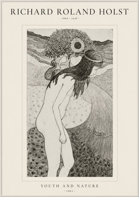 Richard Roland Holst Youth and Nature No1 - Póster