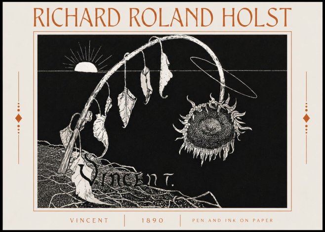 Richard Roland Holst Vincent No6 - Póster