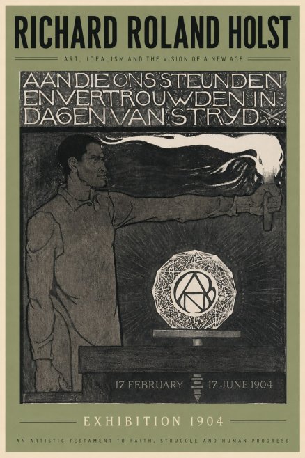 Richard Roland Holst Aan Die Ons Steunden En Vertrouwden in Dagen Van Stryd No2 - Póster