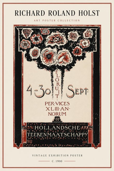Richard Roland Holst Hollandsche Teekenmaatschappij No2 - Póster