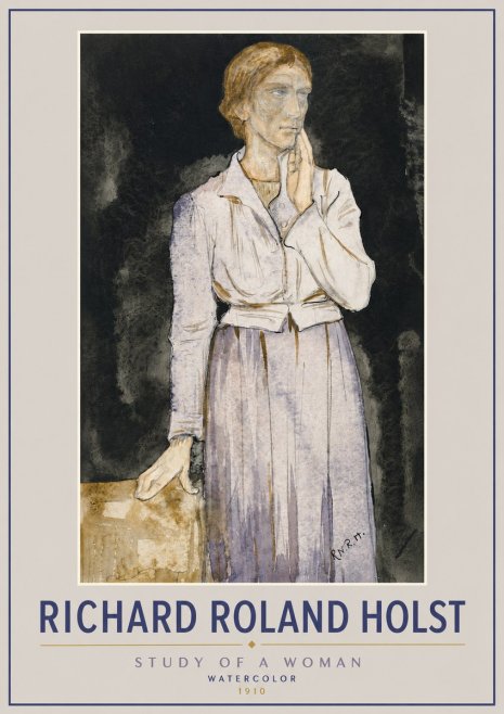 Richard Roland Holst Study of a Woman No4 - Póster
