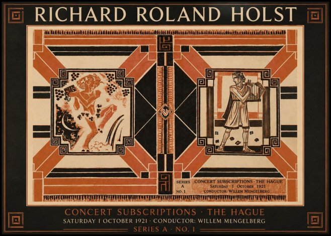 Richard Roland Holst Concert Subscriptions - the Hague No2 - Póster